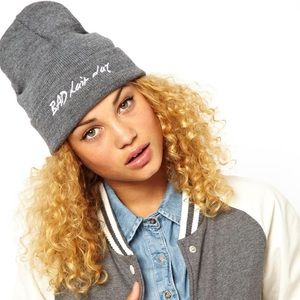 Bad Hair Day beanie grey ASOS